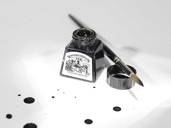 Winsor & Newton Drawing Ink, 30ml Bottle, Gold