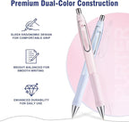 6-Pack 0.7mm Mechanical Pencils with Macaron Colors, Built-In Eraser, Copper Tip, Easy-Load Lead, Metal Clip, Soft Grip, for School, Office, Sketching, Drafting