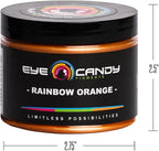 Eye Candy Pigments Premium Orange Mica Powder - Rainbow Orange (50gr) - for Epoxy, Resin, Soap, Paint, Woodworking, Acrylic Pouring, Bath Bombs, Fishing Lures - DIY Arts and Crafts Additive