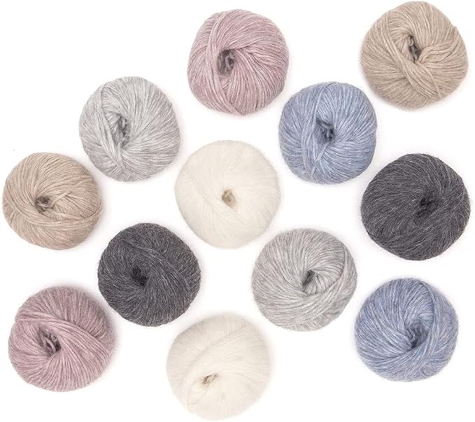 Pullu - Baby Alpaca Merino Wool Yarn Set of 3 Skeins (150 Grams) Worsted Weight - Sourced Directly from Peru - Heavenly Soft and Perfect for Knitting and Crocheting (Almond Latte)