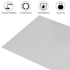 6061 T651 Aluminum Sheet Metal 10 x 17 x 1/8 (0.125”) Inch Plain Thin Aluminum Plate Covered with Protective Film, Heat Treatable Rectangle 3MM Aluminum Metal Plate for Welding, Industrial