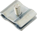 Gridwall Joining Clip Connectors for Grid Panels, Powder-Coated or Chrome Plated Steel (Quantity 10) (10, Chrome)
