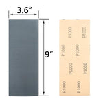 30Pcs 9 x 3.6 Inchs 1000 Grit Wet and Dry Handmade Universal Sanding Sheets, Suitable for Woodworking Furniture/Automobiles/Metal/Lacquer Polishing Sandpaper
