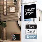 2.5 Inch Alphabet Letter Stencils for Painting - 70 Pack Letter and Number Stencil Templates with Signs for Painting on Wood, Reusable Cursive Letters Stencils for Chalkboard Wood Signs & Wall Art