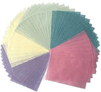 50 Sheets A4 Natural Fiber Mulberry Tree Mulberry Paper Sheets Art Tissue Washi Paper Design Craft Art Origami Suppliers Card Making DIY Crafts (Pastel Tone, A4)
