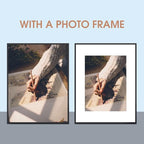 HOTUO 10 Pack Acid Free White Picture Frame Mats, Pre-Cut 8x10 Picture Mats with Ivory Core Bevel Cut for 5x7 Photo, Signature Friendly 4 Ply Thickness Photo Mat for Frames/Artwork/Prints/Pictures