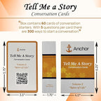 Conversation Starter Cards - Fun Prompts for Families, Friends, Seniors & Couples - Family Conversation Cards & Card Game for Couples (Volume 2)