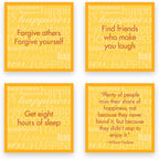 TableTopics Happiness Question Card Game - 135 Conversation Starter Cards with Tips, Ideas, & Quotes to Spark Meaningful Discussions with Adults at Dinner Parties, Girls’ Nights, and More