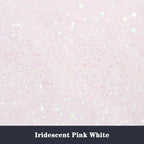 High Capacity 260g Iridescent Fine Glitter,Shaker Bottle Fine Glitter for Epoxy Resin DIY Craft,Rainbow Fine Glitter for Nail Art Face Body Glitter Tumbler Making (IRI Pink White)