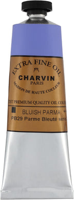 Charvin Extra Fine Oil Paint, Bluish Parma 60 mL - Triple-Milled, Rich Texture, Poppy Oil-Based, Light-Fast, Handmade, Archival Quality