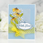 Cutting Dies Metal Stencils Scrapbooking Tools DIY Embossing Template for Paper Card Making Album Arts Crafts Supplies (Flower Set-20.4x10.1cm)