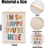 Boho Classroom Decor Wall Decor Poster Hanger, Teacher Gits, Welcome Sign Wall Hanging Flag Banner, Classroom Decoration Nursery Toddler Kids Room Playroom Decoration Wall Art Christmas Birthday Gifts
