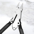 BOENFU 5 inch Precision Flush Cutters Multi-functional Wire Snips, Ideal for Model, Electronics, Sprue Cutting, and All Precision Cutting Tasks