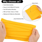 VINYL FROG Heat Transfer Vinyl Roll HTV Vinyl - 12" x5ft Yellow Iron on Vinyl for T-Shirts, Heat Press Vinyl for DIY Craft Designs (Yellow)