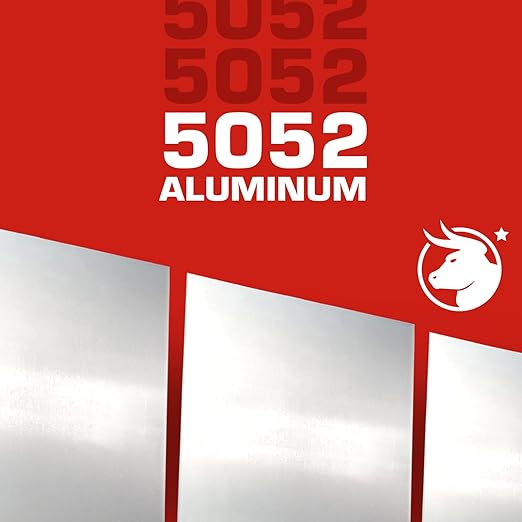 Metoro .250 x 36 x 24 Aluminum Sheet Plate - Grade 5052 | Durable & Versatile Metal for DIY, Industrial Use, Signage, Prototyping | Corrosion-Resistant, Weldable, and Strong (1, 1/4" x 36" x 24")