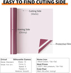 HTVRONT HTV Vinyl Roll Heat Transfer Vinyl - 12" x 8ft Maroon Iron on Vinyl Compatible with Cricut Cutting Machine - Easy to Cut & Weed for Craft Design (Maroon)