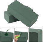 IHDYPPEW 16 PCS Green Floral Foam Blocks, 7.8"L x 2.4"W x 3.54"H Floral Foam for Flower Arrangements, Dry and Wet Florist Foam for Flowers, Flower Foam Bricks for Flowers Business, Outdoor, Weddings
