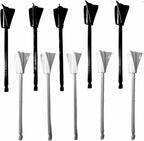 Resin Mixer Epoxy Mixer Paddles,10 PCS Drill Mixing Attachment,Reusable Paint Mixer for Drill,Epoxy drill paddles drill mixer Drill Attachment Paint Stirrers Epoxy Stirrer-Black+White
