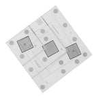 Wonky Log Cabin Trim Tool, 8in Creative Grids Quilting Rulers Transparent Acrylic Quilting Ruler with Grids, Non-Slip Grip Acrylic Quilting, Sewing, Crafting, Patchwork Ruler and Templat