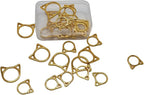 Hilsayum Cat Stitch Markers Cute Stitch Markers Metal Stitch Marker for Crocheting