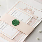 Glue Gun Sealing Wax Sticks for Wax Seal Stamp - Metallic Dark Green, Great for Wedding Invitations, Cards Envelopes, Snail Mails, Wine Packages, Christmas Gift Ideas, Pack of 10