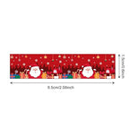12 Pcs Christmas Washi Tape Merry Christmas Print Masking Tape Christmas Tree Snowman Santa Claus Pattern Decorative Paper Sticker for Christmas Party Holiday Scrapbook Handbook Sticker