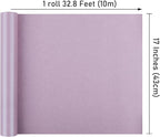 NESCCI Lavender Color Matte Wrapping Paper,Solid Color Pearly-Lustre Paper,Gift Wrapping Paper,Perfect for Wedding,Valentine's Day,Birthday, Christmas,Baby Shower,DIY Bouquet (17 Inches X 32.8 Feet)