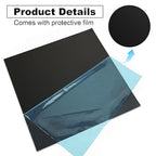 3PCS 12 x 12 x 1/16(0.06”) Inch Anodized Aluminum Sheet, 5052 Black Aluminum Engraving Blanks, 1.5MM Thin Metal Plates for Laser Engraving, Crafting, DIY, House Decoration
