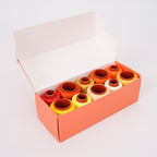 10 Pcs Sewing Thread, All Purpose Sewing Thread, 10 Spools Assorted Colors Each 800 Yards of Polyester Threads for Sewing Machine, Hand Stitching, Quilting, Serger (Yellow Color System)