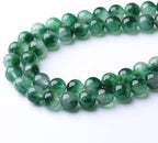32PCS 12MM Aquatic Agate Stone Beads Energy Healing Beads for DIY Jewelry Bracelet Necklace Making for Jewelry Making 15Inch