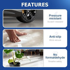 Epoxy Colored Sand Floor Paint, Epoxy Floor Paint for Concrete, High Gloss Marble Effect Coating, Waterproof Non-Slip Concrete Paints, Suitable for Indoor/Outdoor Use (Yellow,320 oz/10 kg)