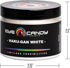 Eye Candy Pigments Premium White Mica Powder - Haku-Gan White (50gr) - for Epoxy, Resin, Soap, Paint, Woodworking, Acrylic Pouring, Bath Bombs, Fishing Lures - DIY Arts and Crafts Additive