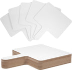 12 Pcs Dry Erase Answer Paddles, Auction Paddles Bulk, 9.8 x 8 Inches White Board, Double Sided Paddle for Students Classroom Office Meeting Voting Answers Shower Games Party