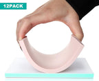 DAJAVE 13 Pack Linoleum Blocks for Printmaking, 4x6 Inch Rubber Carving Blocks, Linocut Block Rubber Stamp Making Kit for DIY Crafts & Art Projects (Pink, Green, Craft Knife Include)
