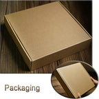 Photo Album DIY Scrapbook (10x10 inch 50 Pages Double Sided), Vintage Leather Cover Three-Ring Binder Family Picture Booth with 9 Color 408pcs Self Adhesive Photos Corners for Memory Keep, Tree