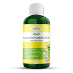 Organic Premium Kelp Seaweed Fertilizer: All-in-One Citrus Tree Fertilizer for Meyer Lemon, Lime, and Other Fruiting Trees - Liquid Plant Food for Potted & Outdoor Citrus Trees (16 OZ)