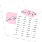 Would She Rather, Birthday Party Games, Girl Birthday Sleepover Party Favor, Set of 20 Games Cards, Teen Girls Birthday Supplies, Activity, Decorations -B06, Medium