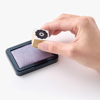 IROMOYO KOSAI Stamp PAD, Traditional, Shimmering Japanese Ink Colour, Oil-Based Ink pad - Black