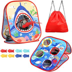Bean Bag Toss Game for Kids/Double-Sided Foldable Cornhole Board/Backyard Beach Yard Outdoor Toys for Kids Ages 4-8/5-Second Setup/Party Supplies for Kids