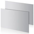 2 Pcs 18 Gauge Steel Sheet Metal 12" x 9" Cold Rolled Steel Plate, Weldable Metal Sheets for Professional, Industrial, DIY Use