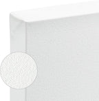 SoHo Urban Artist, 12x16 Heavyweight Stretched Cotton Canvas for Painting - 1.5" Deep- 3 Pack, Triple Primed, 100% Cotton Canvas, Archival, Universal Primed for Oil, Acrylic, Alkyd, Mixed Media