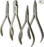 4 Pliers Types for Metal Forming, Wire Bending for Making Loops, Curves, Rings, Angles, Wire Shape Forning Pliers for Crafts, Hobby, and More.