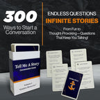 Conversation Starter Cards - Fun Prompts for Families, Friends, Seniors & Couples - Family Conversation Cards & Card Game for Couples (Volume 1)