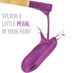 U.S. Art Supply Jewelescent Mica Pearl Pigment Powder, Magenta 3.5 oz (100g) Pouch - Cosmetic Grade, Epoxy Resin Color Pigment, Mica Powder for Resin, Soap, Slime, Candle Dye, Art, Crafts