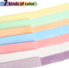 J-hong Washable Sidewalk Chalk Set- 52 Pieces 7 Colors Jumbo Chalk For Kid and Adult, Paint on Classroom Chalkboard or Outdoor Playground, Good Gift for Party