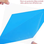 Lystaii 9pcs Lighting Gel Filter 11.8 x 11.8 Inches Gel Light Filter Color Correction Colored Overlays Transparent Color Filters Film Plastic Sheets for Film, Video, Photo, Stage Studio (Dark Blue)