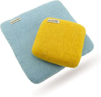 Woolbuddy Needle Felting Pad – Blue Wool Mat 10x10x1.5" – Foam Alternative Base for 3D, Wet, & Dry Felting Crafts