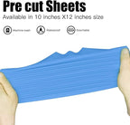 JANDJPACKAGING Baby Blue Heat Transfer Vinyl HTV - 10 Sheets Easy to Weed T-Shirt Iron on Vinyl Compatible with Cricut Cutting Machine & Silhouette Cameo, All Craft Cutters