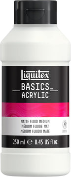 Liquitex BASICS Matte Fluid Medium, 250ml, 8.4-oz
