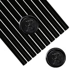 Black Wax Sealing Sticks, ONWINPOR 10pcs Glue Gun Waxs Seal Stick for Waxing Seals Stamp, Melting Waxsealsticks for 0.43'' Glue Gun Waxsealingsticks (Black)